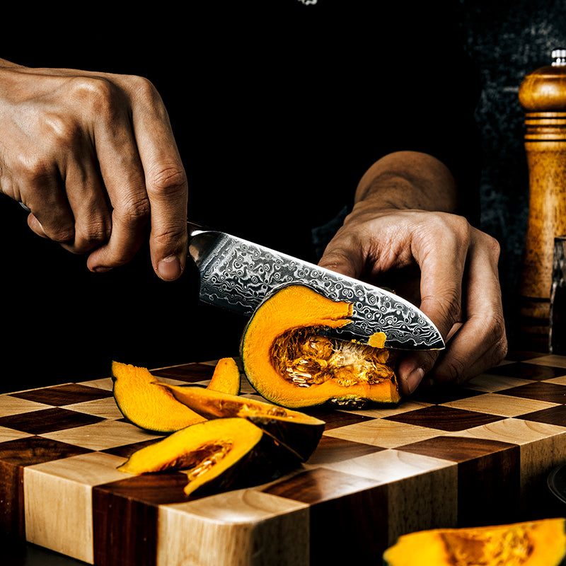 Fjord 6-Piece Japanese Damascus Kitchen Knife Set