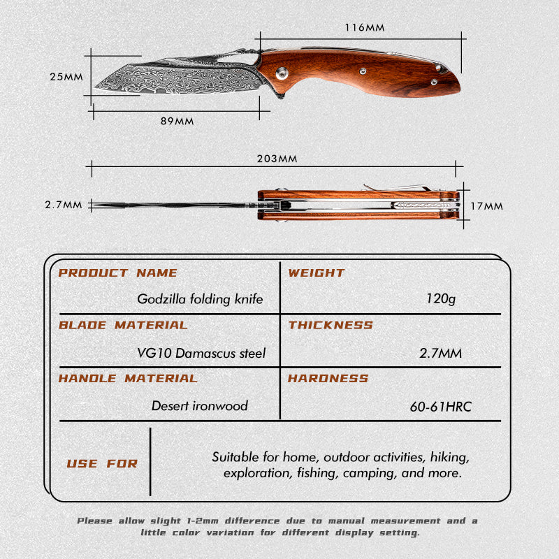 Bergenhof: Hirsch Fold-Out Outdoor Knife