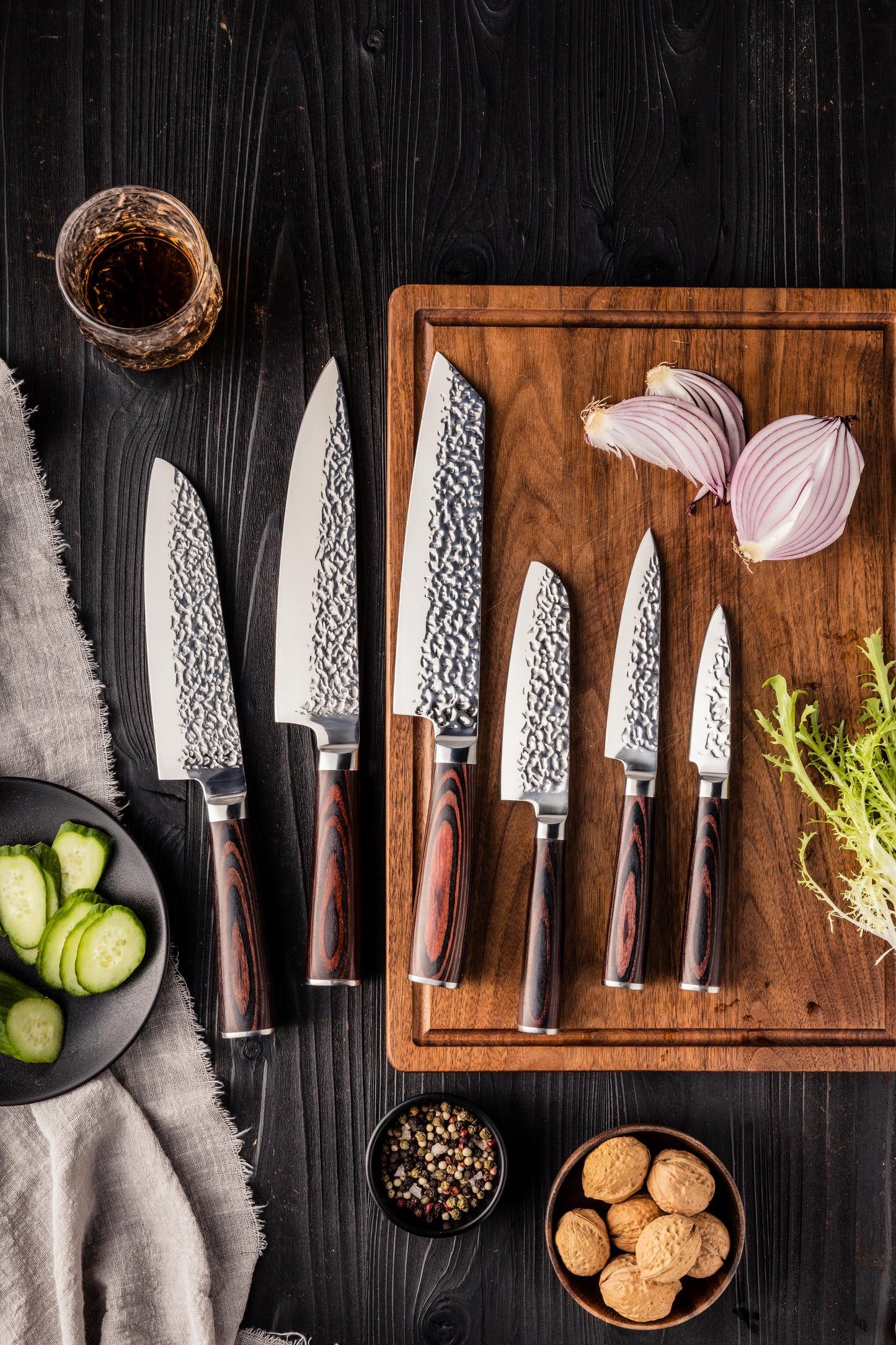 Bergenhof: Erde 6-Piece Ebony Knife Set