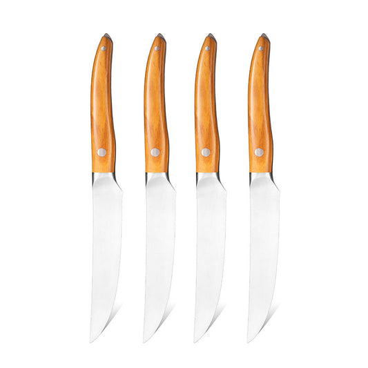Linden 4-Piece German Steel Steak Set