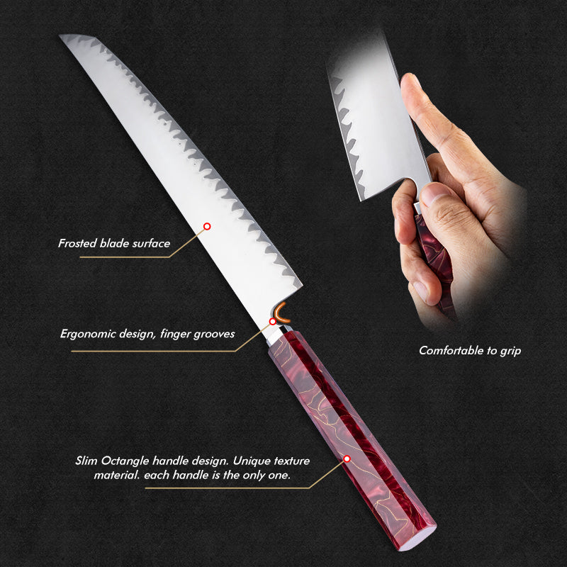 Ember 4-Piece High Carbon Steel Kitchen Knife Set